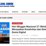 Blog Catatan Online Kang Andre